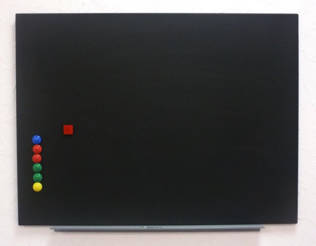 Доска меловая магнитная черная Tetris со скрытым креплением 45х60